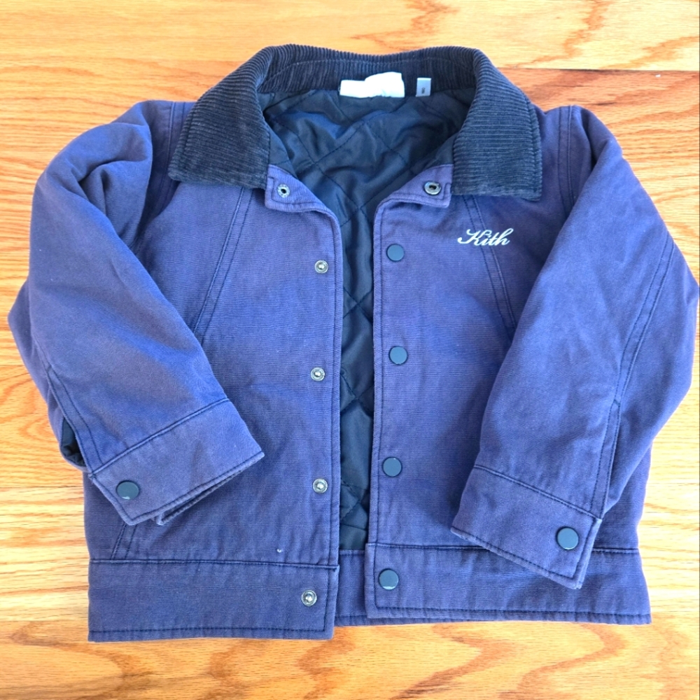 Little Boys Kith blue jacket